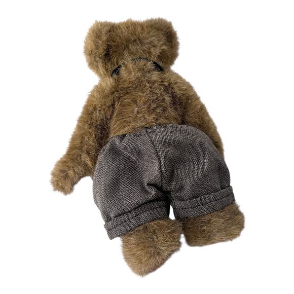 Boyds TEDDY BEAR 8” Matthew H 20th Anniversary Plush Toy Bow Tie Shorts 90s VTG - Picture 4 of 7
